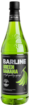Сироп Barline Банан Зеленый 1 л ПЭТ