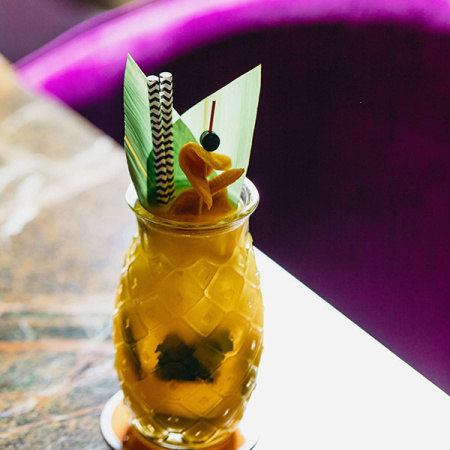 Стакан для коктейлей «Ананас»; стекло; 0.7л
