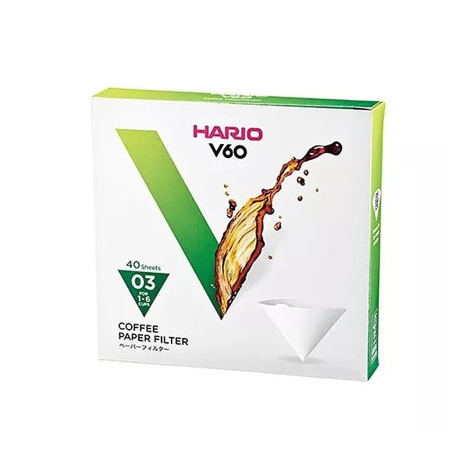 Фильтры Hario V60 бумажные VCF-03-40W 40 шт