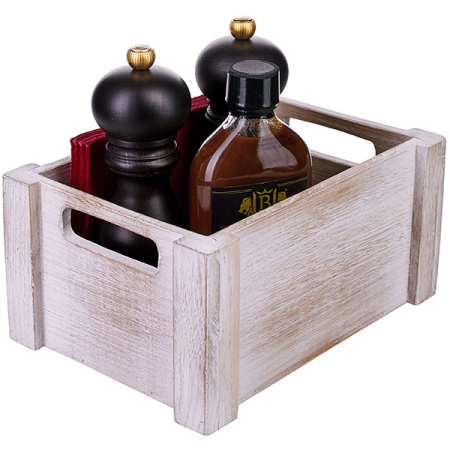 Ящик для кондиментов Д=22.8,Ш=16.5,В=11см дуб (03177001)