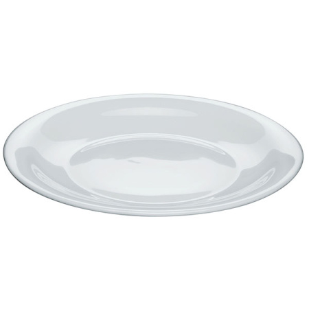 Тарелка мелкая «Перформа»; стекло; D=19.5,H=1.5см; белый