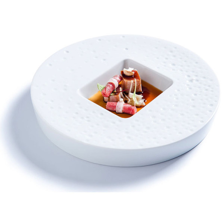 Тарелка; L=23см; белый