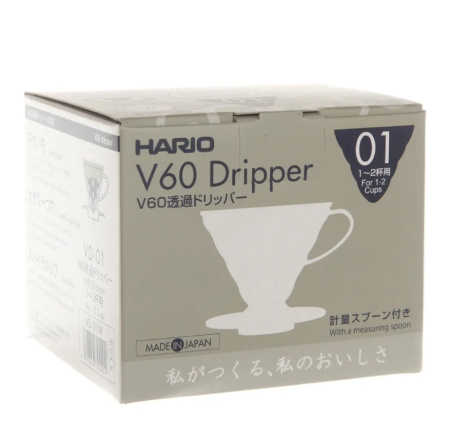 Воронка Hario VD-01W пластик, белый