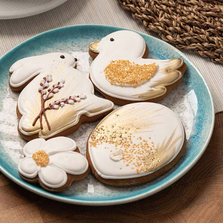 Тарелка «Нептун»; фарфор; D=20.3,H=2см; бирюз.,белый