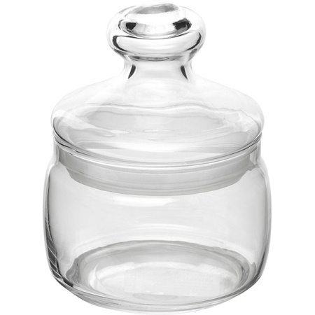 Банка с крышкой «Чешни»; стекло,резина; 420мл; D=9.4,H=13см; прозр.