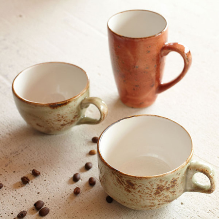 Чашка кофейная Крафт, 85 мл, фарфор, зеленый