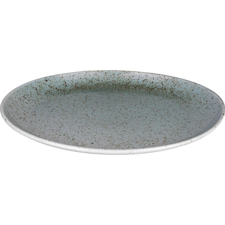 Блюдо овал. «Лайфстиль»; фарфор; L=28,B=21.5см; мятно-бирюз.