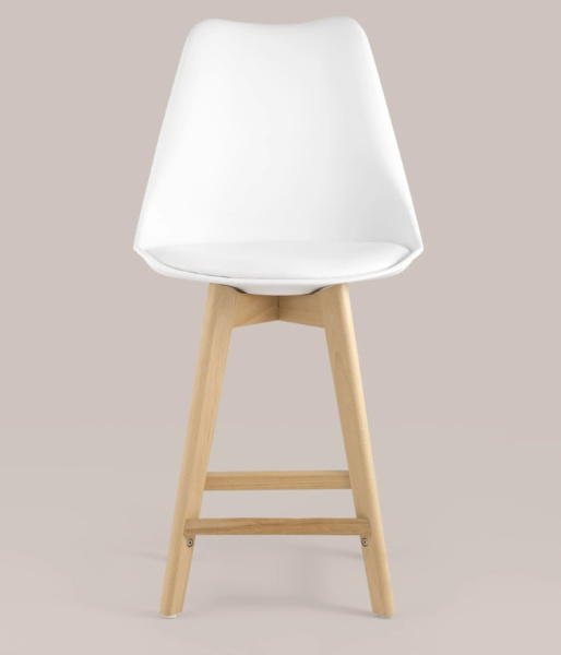 Стул полубарный FRANKFURT белый