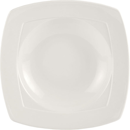 Салатник «Симплисити Вайт»; фарфор; 370мл; H=4,L=26,B=26см; белый