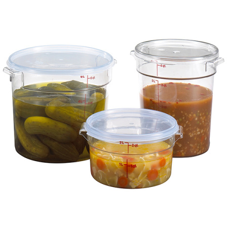 Контейнер; поликарбонат; 3.8л; D=18,H=21.5,L=22см; прозр.