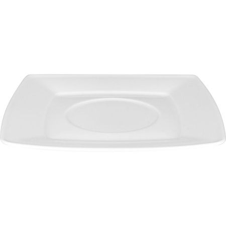 Блюдце для бульон.чашки «Виктория»; фарфор; H=1.5,L=16.8,B=16.8см; белый