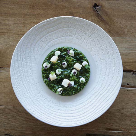 Тарелка мелкая «Арборесценс»; фарфор; D=28,H=3.5см; слон.кость