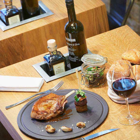 Блюдо круглое «Базальт»; фарфор; D=30,H=1см; черный