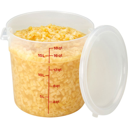 Контейнер для хран.продуктов (крышка арт. RFSC12P; полипроп.; 20л; D=31,H=30,L=36,B=36см; прозр.