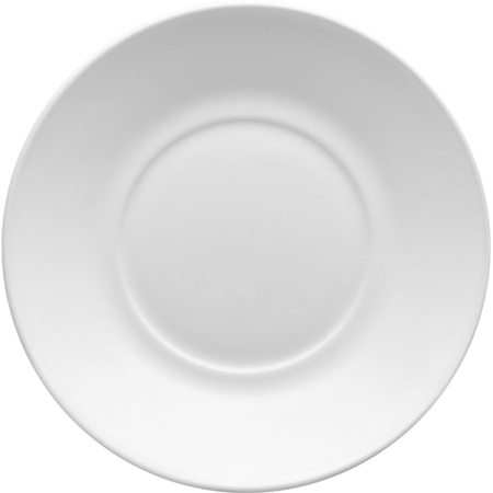 Блюдце «Эвридэй»; стекло; D=16,H=2см; белый