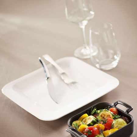 Форма для запекания «Бель Кузин»; керамика; 350мл; H=4,L=13,B=13см; черный