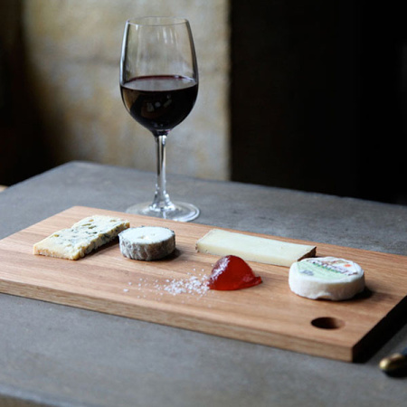 Доска для подачи; дуб; H=15,L=350,B=190мм