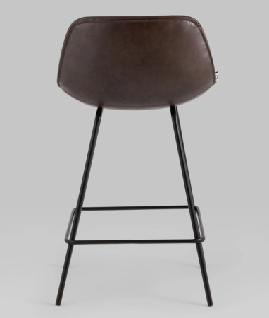 Стул полубарный Деймон экокожа коричневый