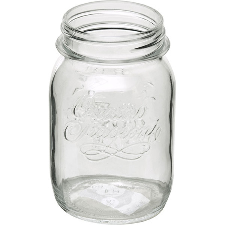 Банка б/крышки «Кватро Стаджони»; стекло; 0.5л; D=90,H=136мм; прозр.