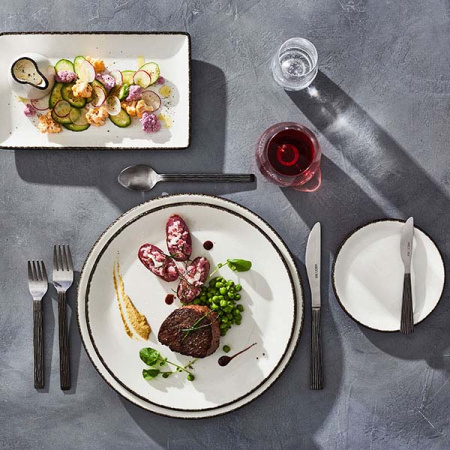 Блюдо прямоуг. «Чакоул дэпл»; фарфор; L=27,B=16.8см; белый