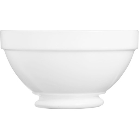 Пиала «Ресторан»; стекло; 530мл; D=13,H=7см; белый