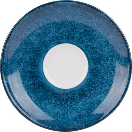 Блюдце с декором Lubiana Аида диаметр 12 см синий