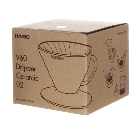 Воронка Hario VDC-02-GR-UEX керамика, серый