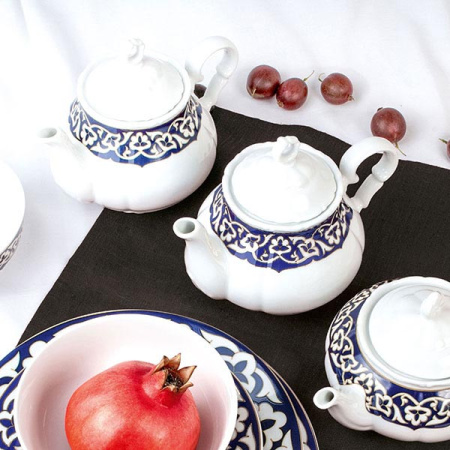 Крышка для чайника арт.VER417S1.000; фарфор; D=8см; синий