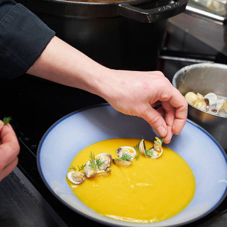 Салатник «Экинокс»; фарфор; 1300мл; D=27,H=5см; синий