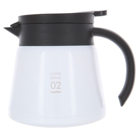 HARIO Чайник сервировочный стальной, белый  600мл VHS-60W