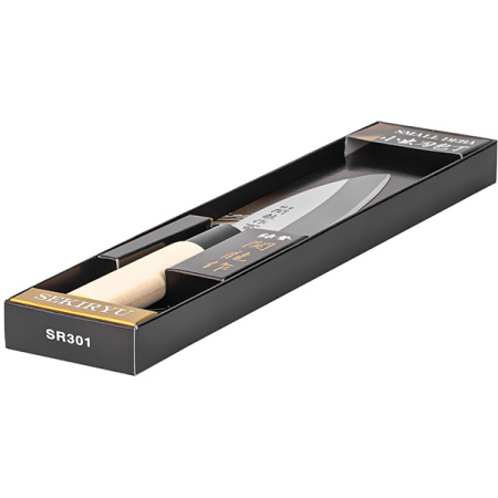 Нож кухонный «Киото» односторонняя заточк; сталь нерж.,дерево; L=21.5/10.5,B=3.7см