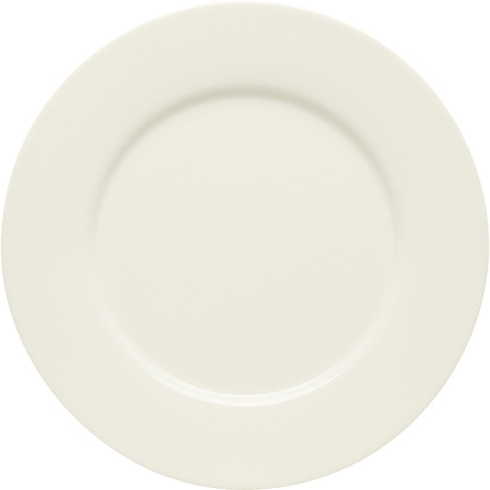 Тарелка мелкая «Пьюрити»; фарфор; D=24,H=2см; белый