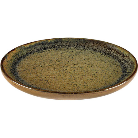 Тарелка «Серфис»; керамика; D=16,H=1.5см; серый