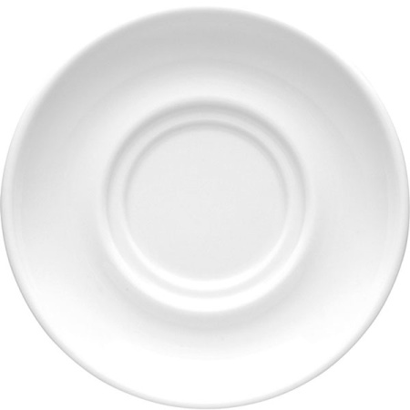 Блюдце «Кашуб-хел-комби»; фарфор; D=14,H=1.5см; белый