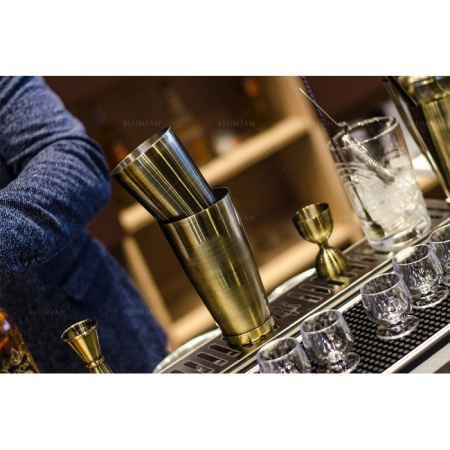 Шейкер Lumian Kenko Boston Tin & Half Tin 18-28 oz бронза