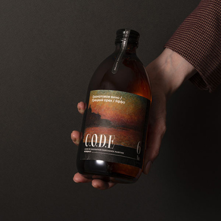 Кордиал C.O.D.E Гранатовое вино-Грецкий орех-Яффа 0,5 л