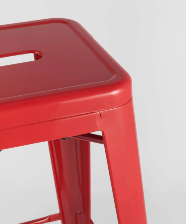 Стул барный TOLIX красный глянцевый