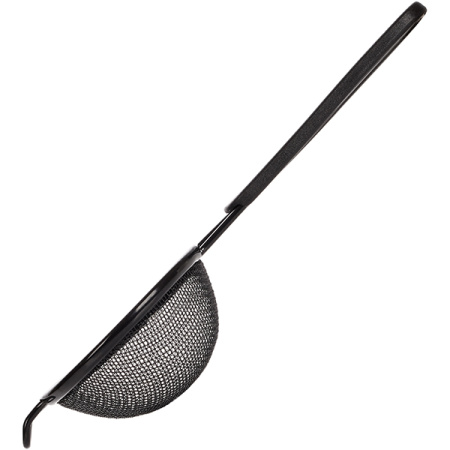 Сито с пласт.ручкой; антиприг.покр.; D=7,H=3,L=18.5см; черный