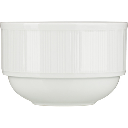 Бульонная чашка «Эвита»; фарфор; 280мл; D=9.5,H=6.5см; белый