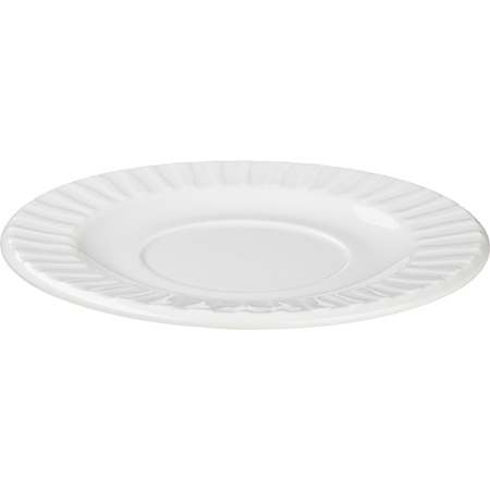 Блюдце «Нестор»; фарфор; D=17,H=1.6см; белый