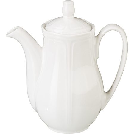Кофейник «Торино вайт»; фарфор; 340мл; белый
