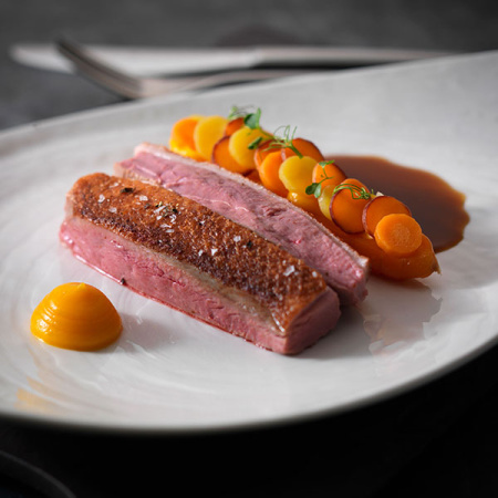 Блюдо «Скейп»; фарфор; H=4.5,L=37.5,B=25см; белый