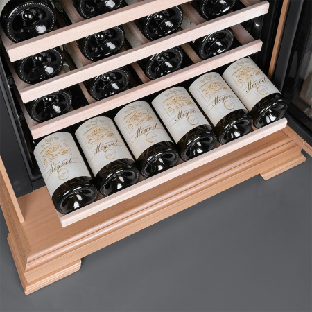 Винный шкаф Meyvel MV46PRO-KBT2 обшитый деревом