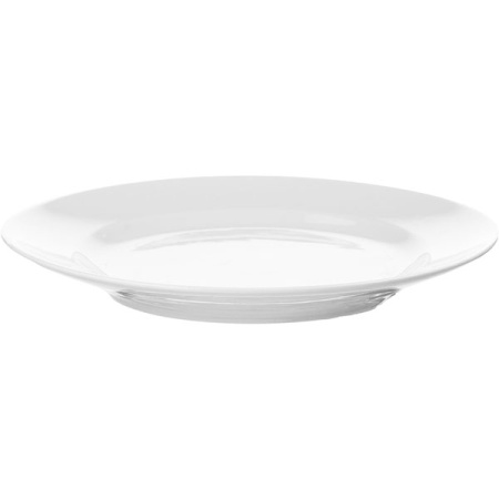 Тарелка мелкая «Идиллия»; фарфор; D=17,H=2см; белый