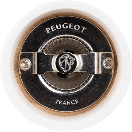 Мельница для соли метал.мех.; дерево; H=15см; белый