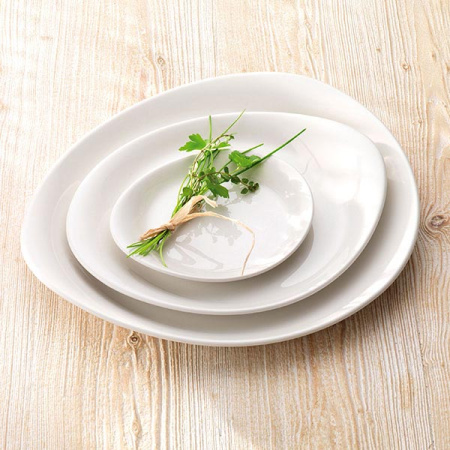 Салатник «ФриСтайл»; фарфор; D=24см; белый