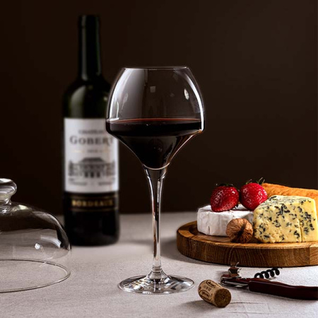 Бокал для вина «Оупэн ап»; хр.стекло; 550мл; D=76/157,H=232мм; прозр.