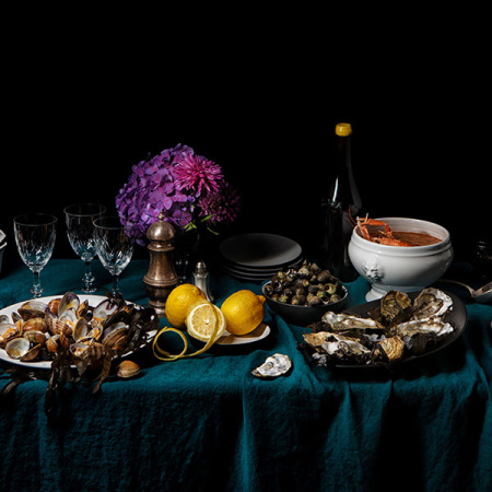 Тарелка  мелкая «Экинокс»; керамика; D=24,H=3см; серый