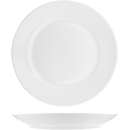 Салатник «Монако Вайт»; фарфор; D=30,H=4см; белый