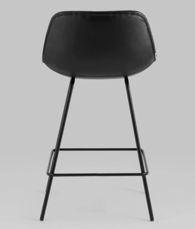 Стул полубарный Деймон экокожа черный